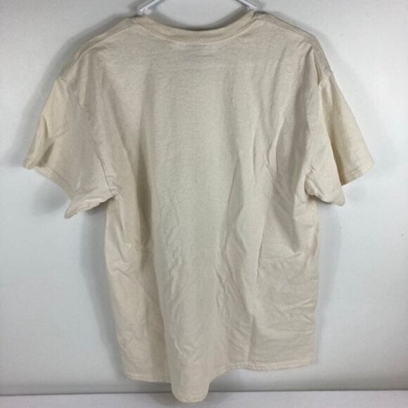 Womens But God Cotton Tee Shirt Cream‎ Black L - Picture 4 of 5